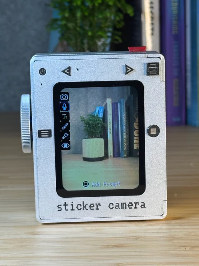 Sticker Camera: camera, editor and printer in one